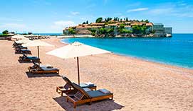 Beaches Montenegro Sveti Stefan Beach