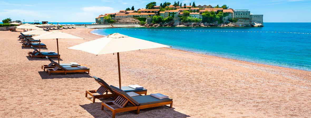 Beaches Montenegro Sveti Stefan Beach