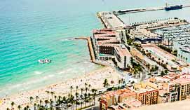 View from Castillo Santa Cruz Alicante