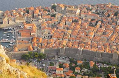 Dubrovnik Cable Car view of Dubrovnik