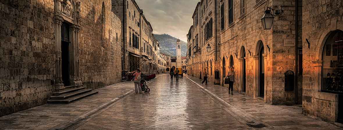 Croatia Dubrovnik Old Town Clock Tower