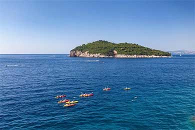 Lokrum Island Croatia Kayaking TOur
