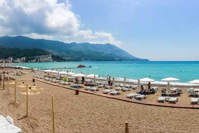 Becici and Rafailovici Beaches Budva