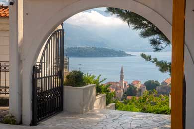 View Budva Montenegro Historic Town