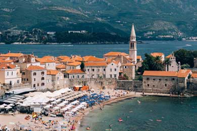 Richard's Head Beach Budva - Plaža Ričardova Glava Budva