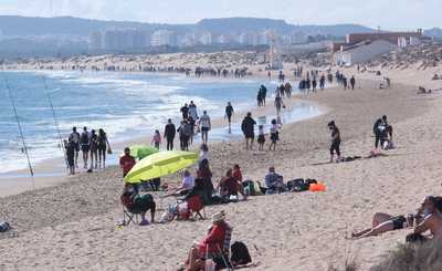  The photo is of La Marina Beach on Sunday. Every person said they were sticking to the rules.